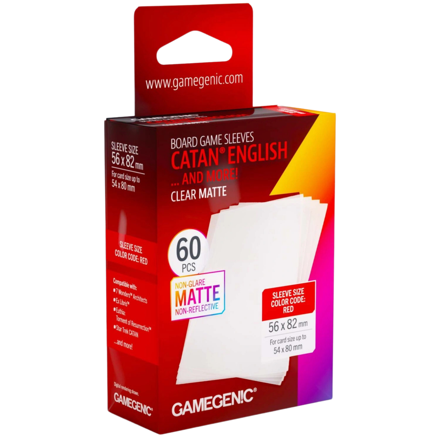 card sleeves for catan Amazon.com: Gamegenic Matte Catan Sleeves (56 x 82mm) (GG1073) : Toys &  Games main image 0