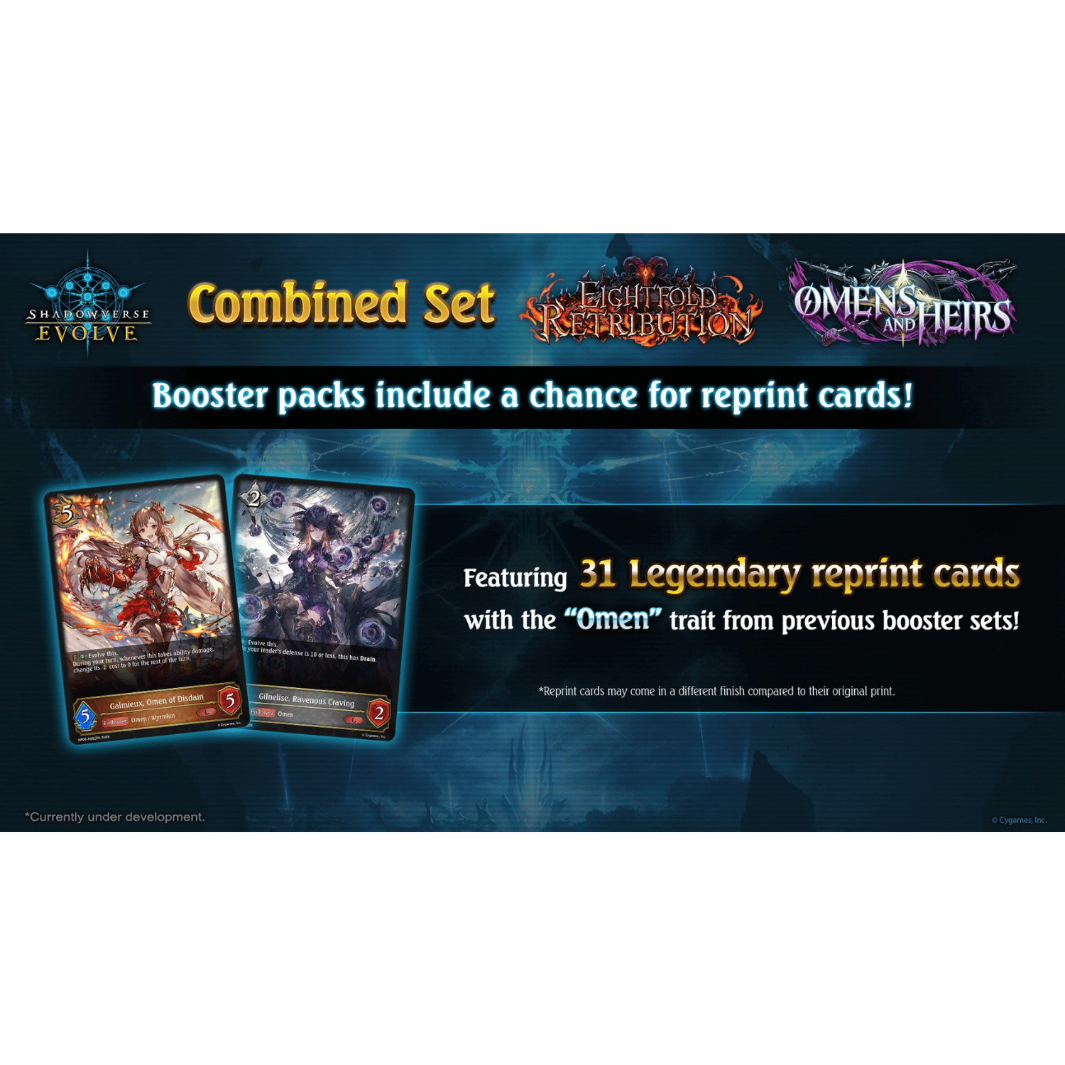 Shadowverse Evolve TCG: Eightfold Retribution & Omens and Heirs