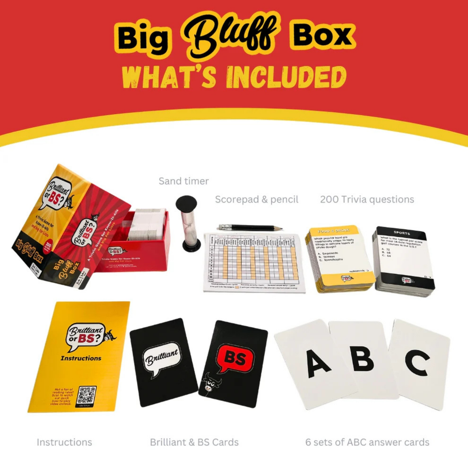 Brilliant or BS: Big Bluff Box (PREORDER) - Game Nerdz