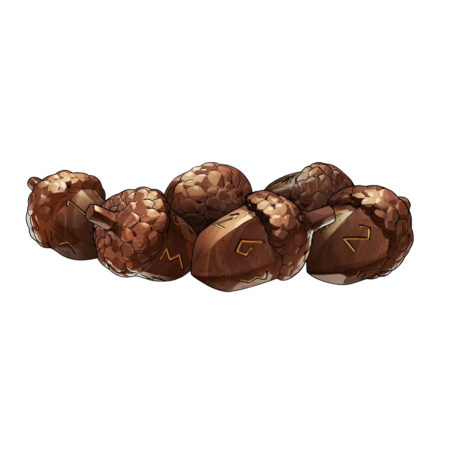 Legend in the Mist RPG: D6 Acorn Dice Set (6ct) (PREORDER) - Game