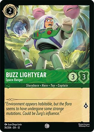 Buzz Lightyear - Space Ranger (76/204) - Wilds Unknown - Game Nerdz