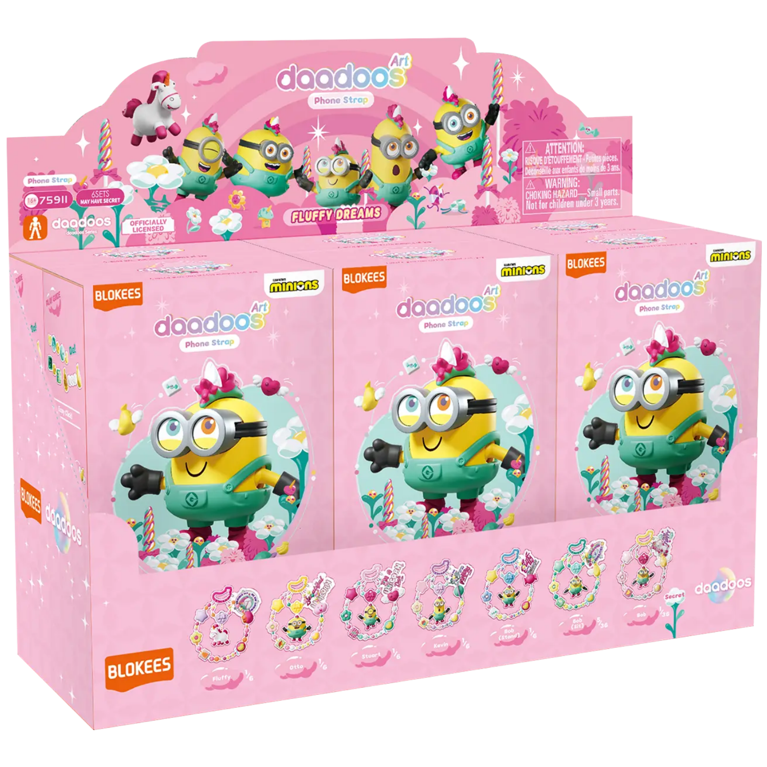 Blokees: Minions daadoos Art Series 01 - Fluffy Dreams - Phone