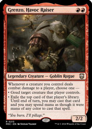 Grenzo, Havoc Raiser (Ripple Foil) (M3C-213) - Modern Horizons 3