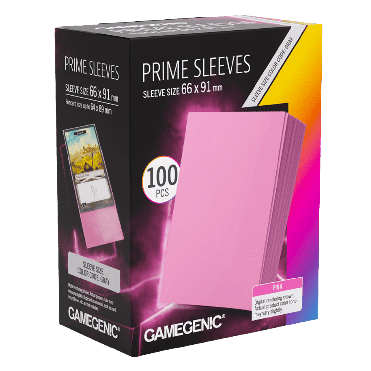 66x91 card sleeves Gamegenic Prime Purple quality single matte sleeves provide reliable protection Matte Deck Card Protector Game