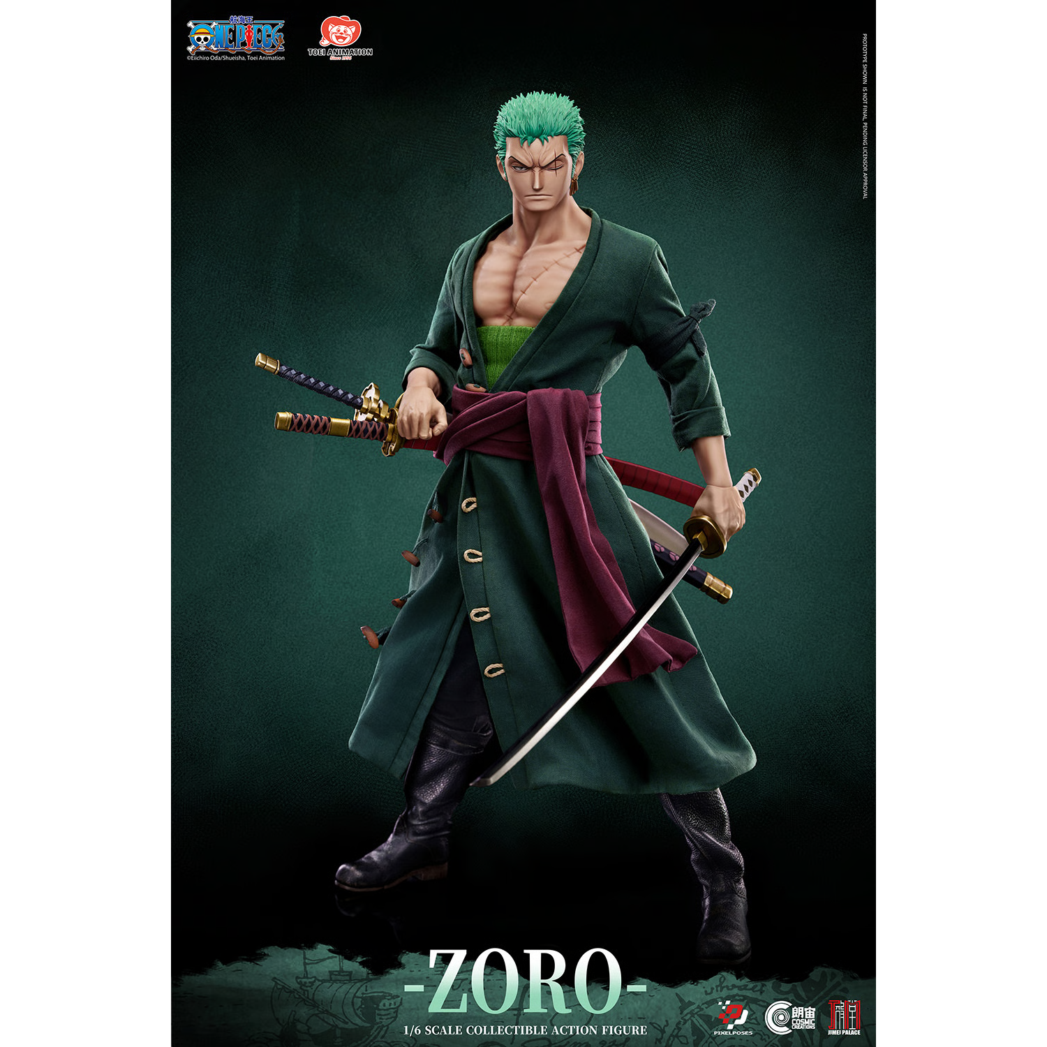 One Piece: Roronoa Zoro - 1/6th Scale Action Figure (Standard