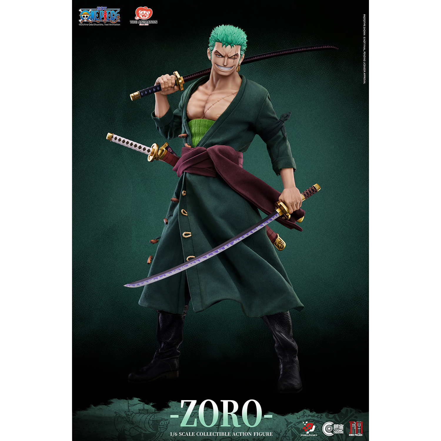One Piece: Roronoa Zoro - 1/6th Scale Action Figure (Standard