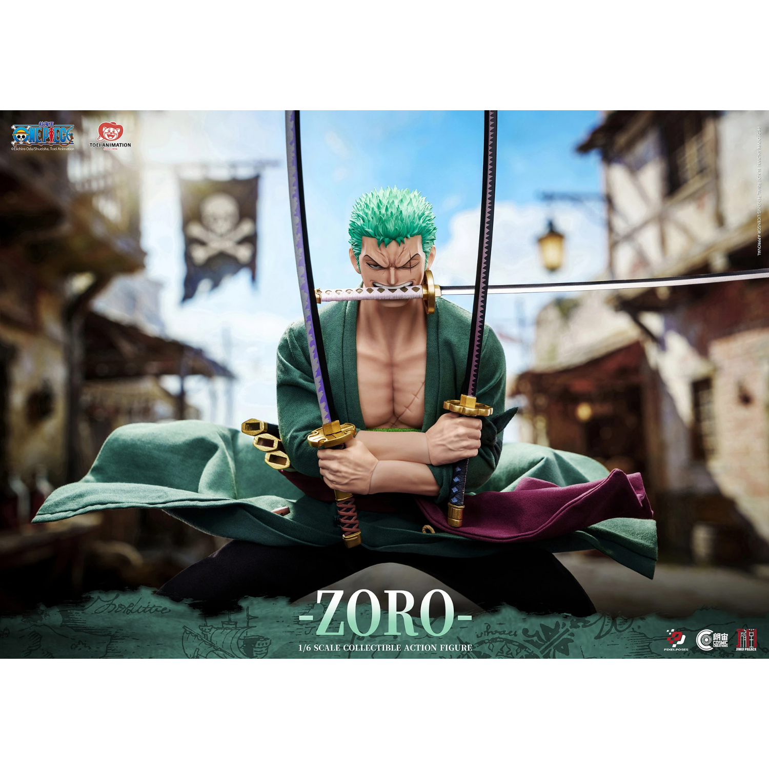 One Piece: Roronoa Zoro - 1/6th Scale Action Figure (Deluxe
