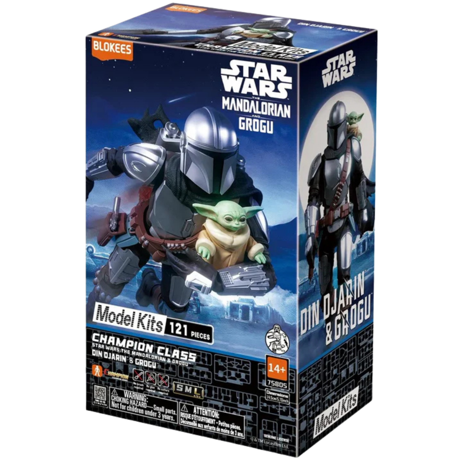 Blokees: Star Wars: The Mandalorian & Grogu: Din Djarin & Grogu