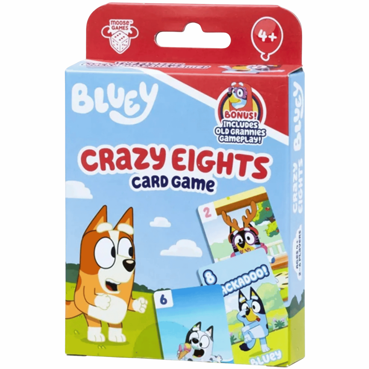 Bluey: Crazy Eights Card Game (PREORDER) - Game Nerdz