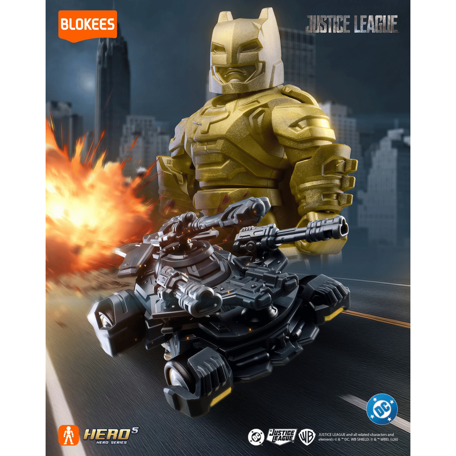 ☆未開封☆ BLOKEES 封入率36/1 シークレット２種＋AT-RTセット Blokees: DC Justice League - Defender Version 02 - Display Box