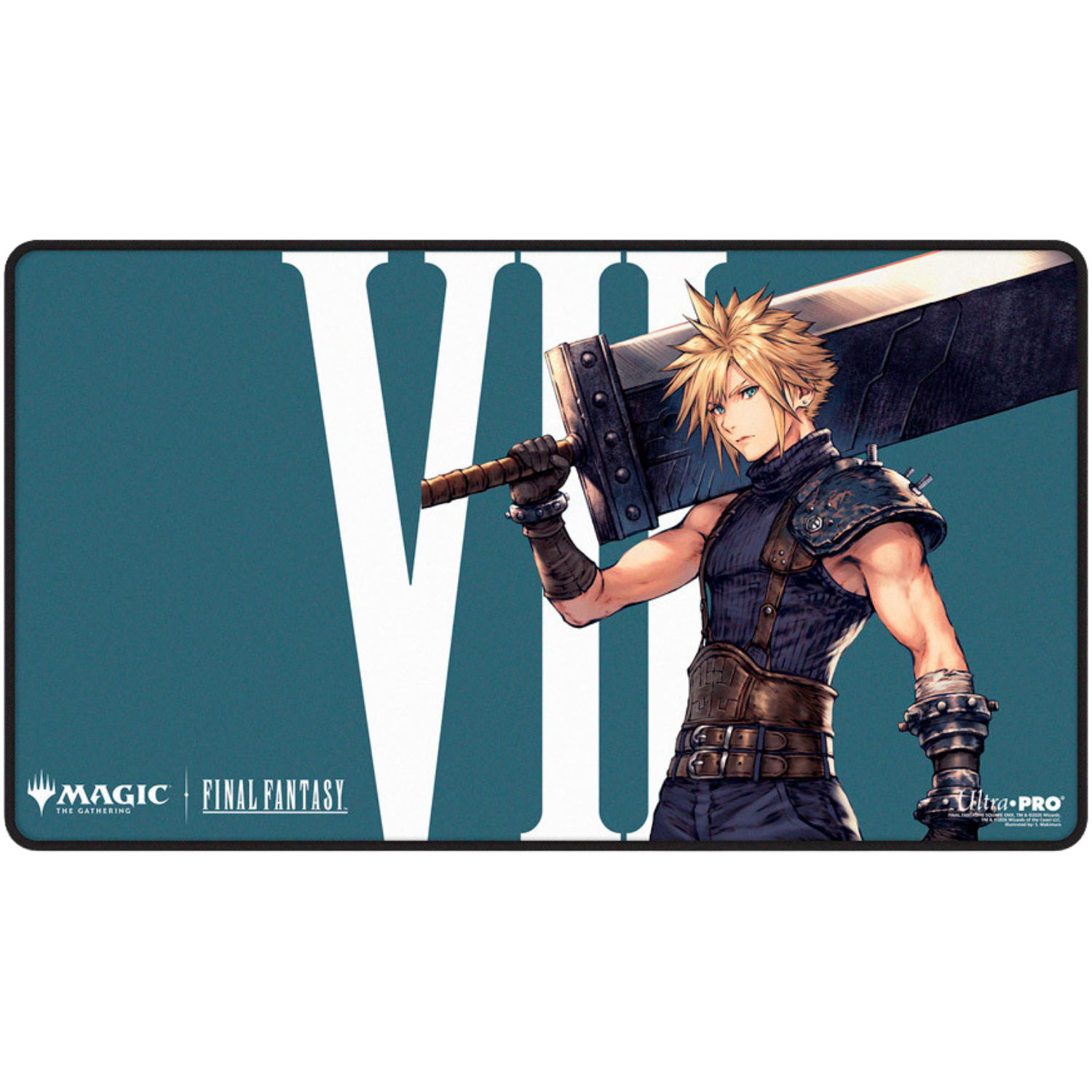 mtg ff ultrapro プレイマット クラウド ウルトラプロ Ultra Pro Playmat: MTG Final Fantasy - Cloud, Ex-SOLDIER (Black