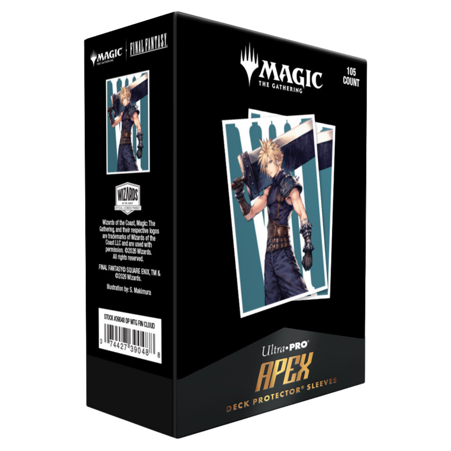 Ultra Pro Sleeves: MTG Final Fantasy - Cloud, Ex-SOLDIER (105ct