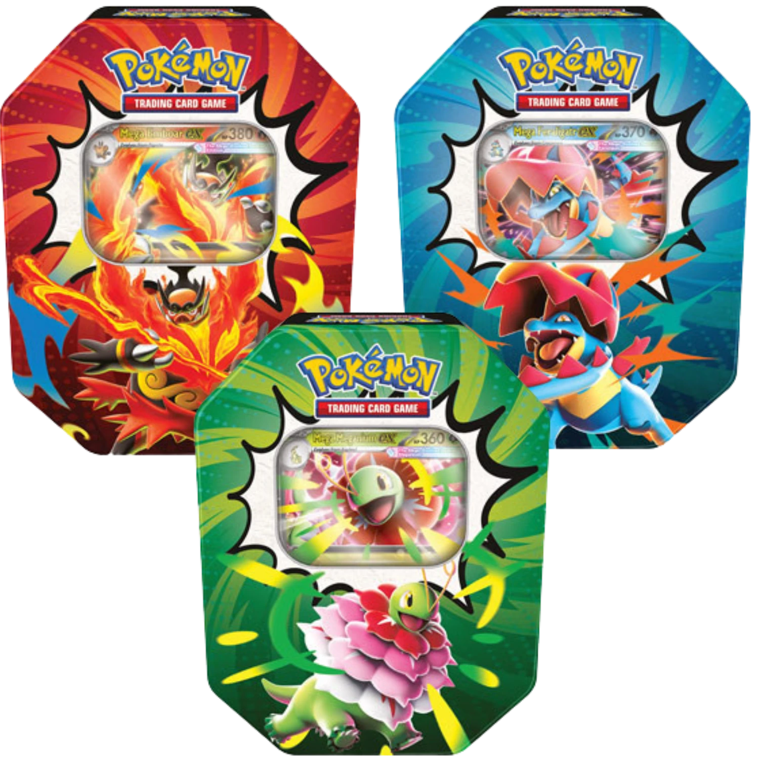 Pokemon TCG: Mega Evolution - Ascended Heroes Tin (Set of 3