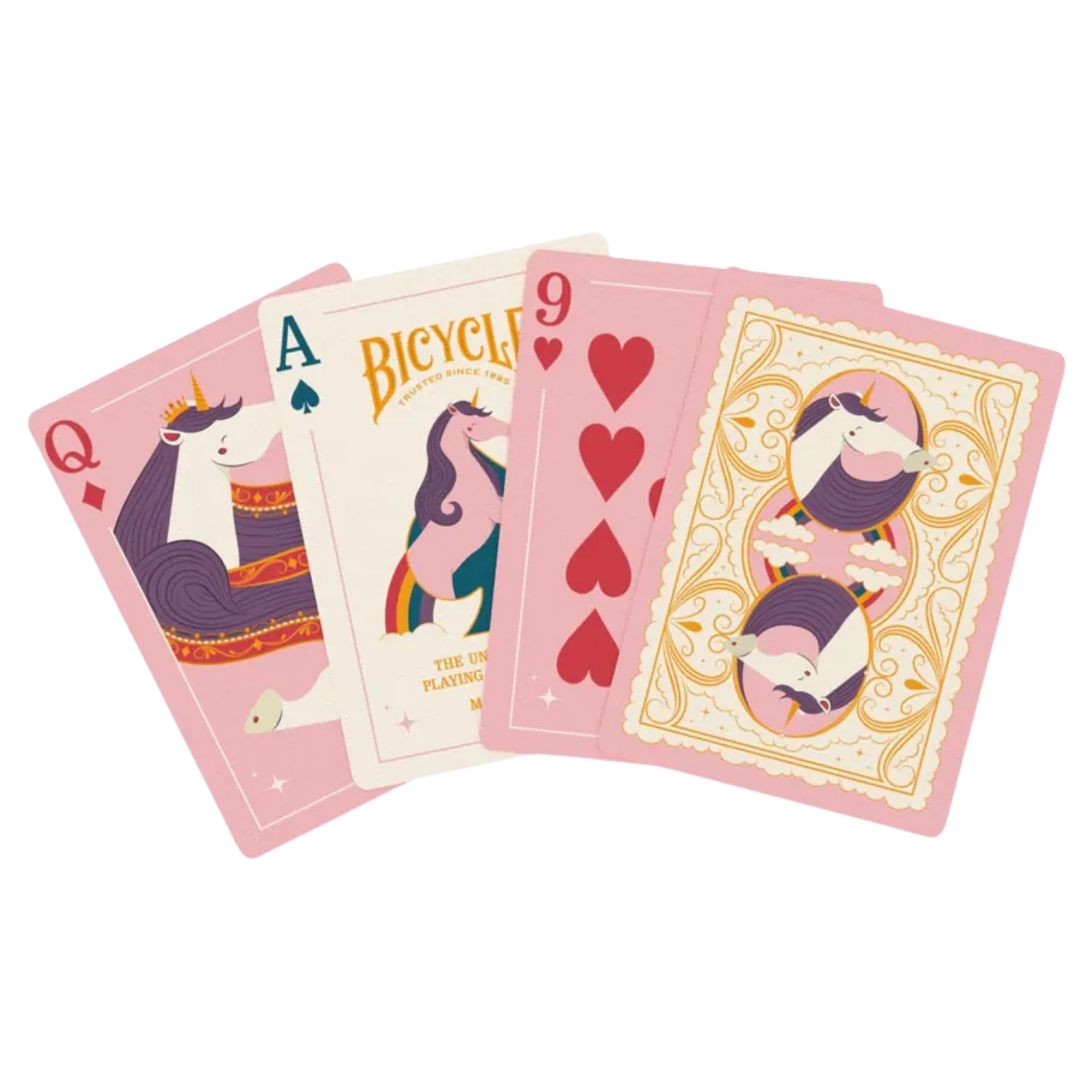 Bicycle Playing Cards: Unicorn (Pink) (PREORDER) - Game Nerdz