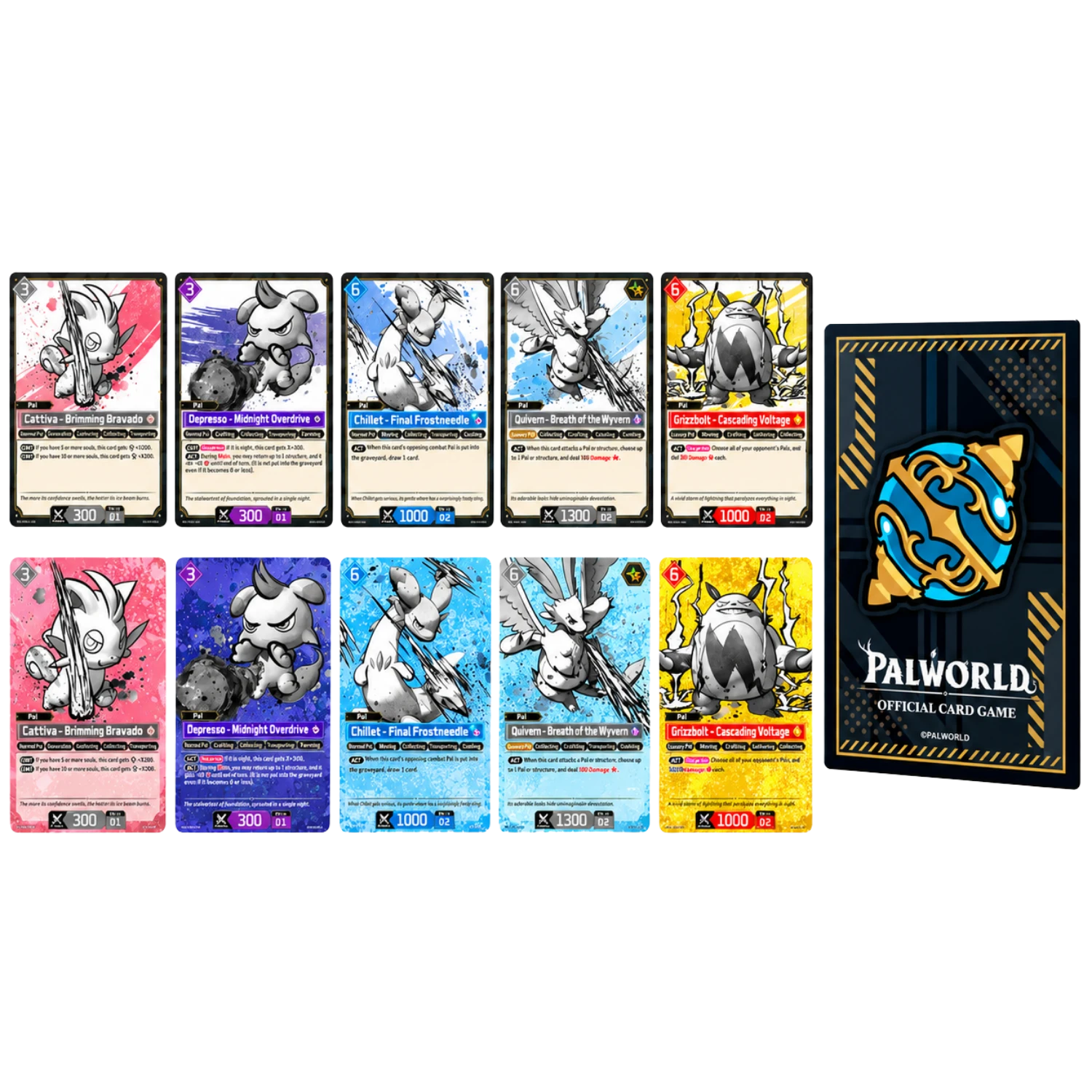 Palworld Official Card Game: Sleeve & Card Set Vol.1 - Game Nerdz