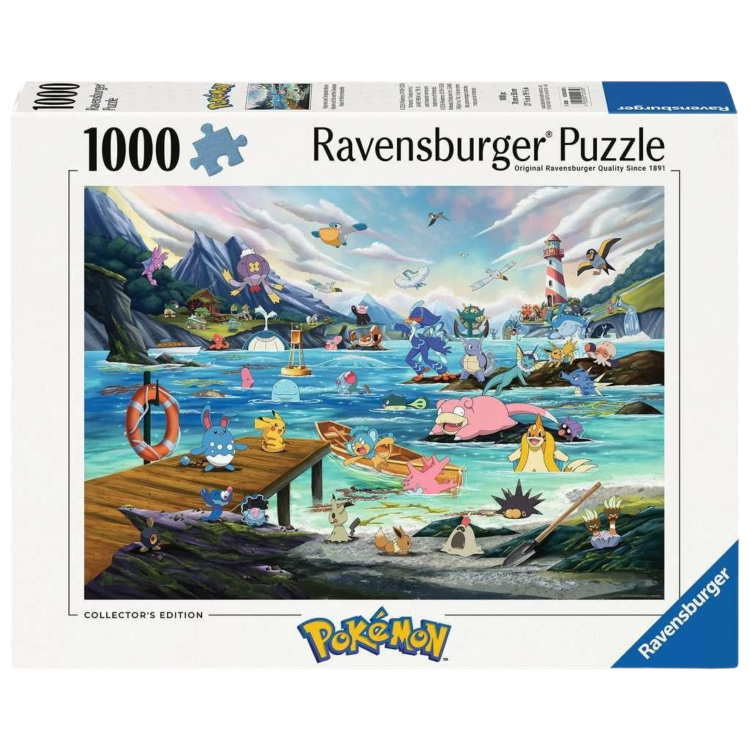 pokemon card puzzle Pokemon: Pokemon Breakout #1 - Vaporeon, Marine - Puzzle (1000pcs)  (PREORDER)