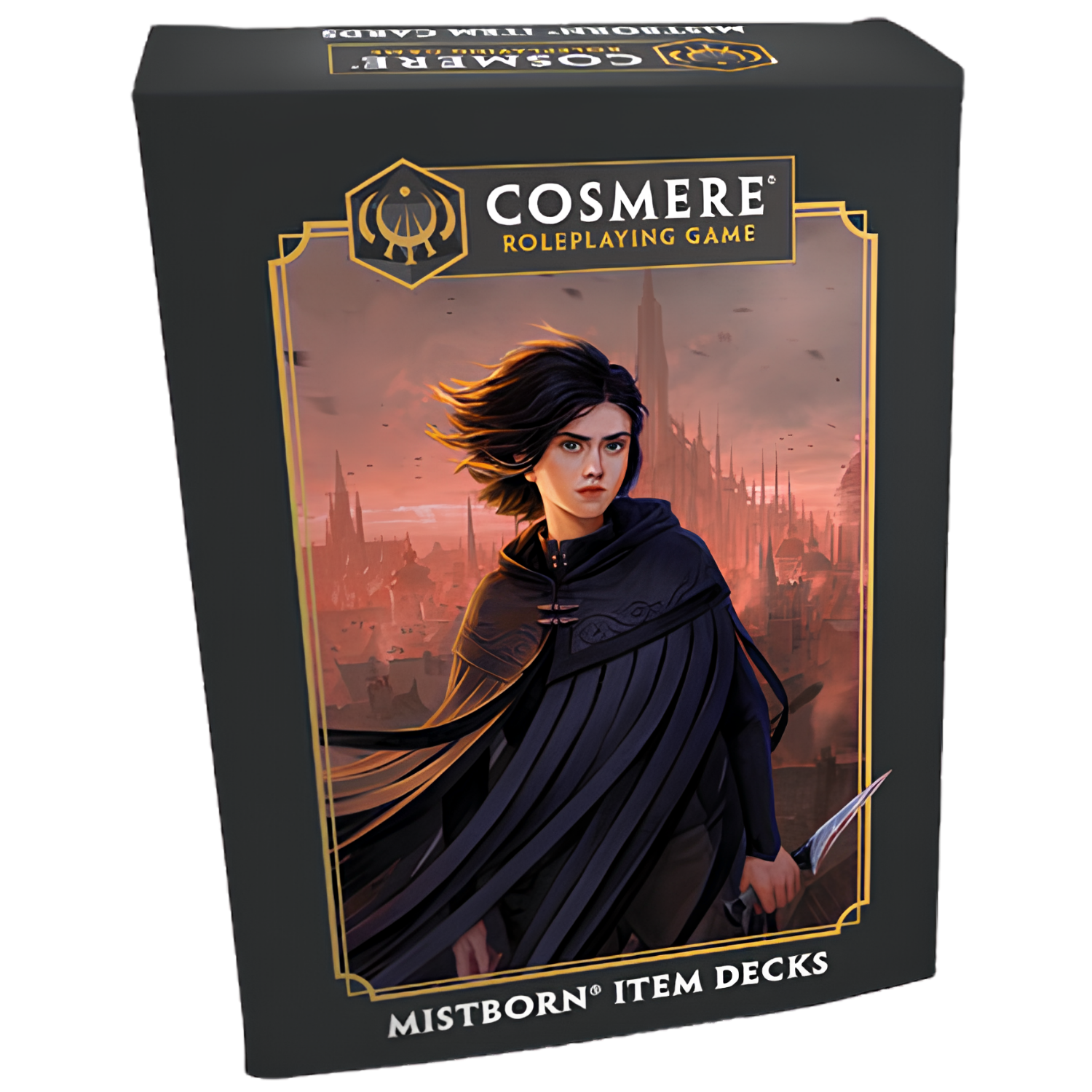 mistborn card sleeves 100 Count Sky Blue for Trading Cards, Perfect Fit Shiny MTG Card Sleeve, Holographic Card Sleeves Fit for Magic, Photocard, TCG, Baseball/Sports Cards, Yugioh Card, Game Card 66 * Kelsier Queen Mistborn: The Deckbuilding Game -