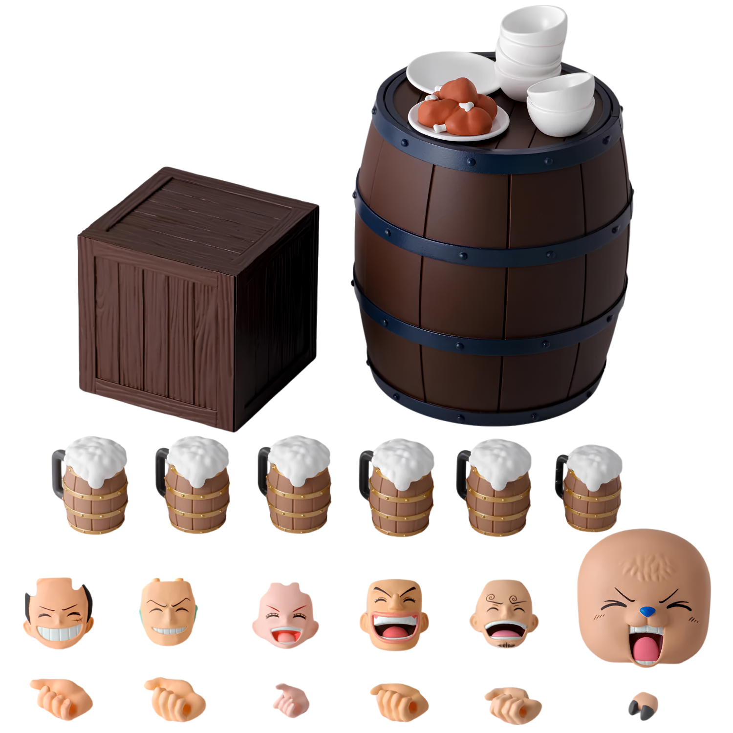 One Piece: Party Set (The Straw Hat Crew) - TAMASHII NATIONS S.H.