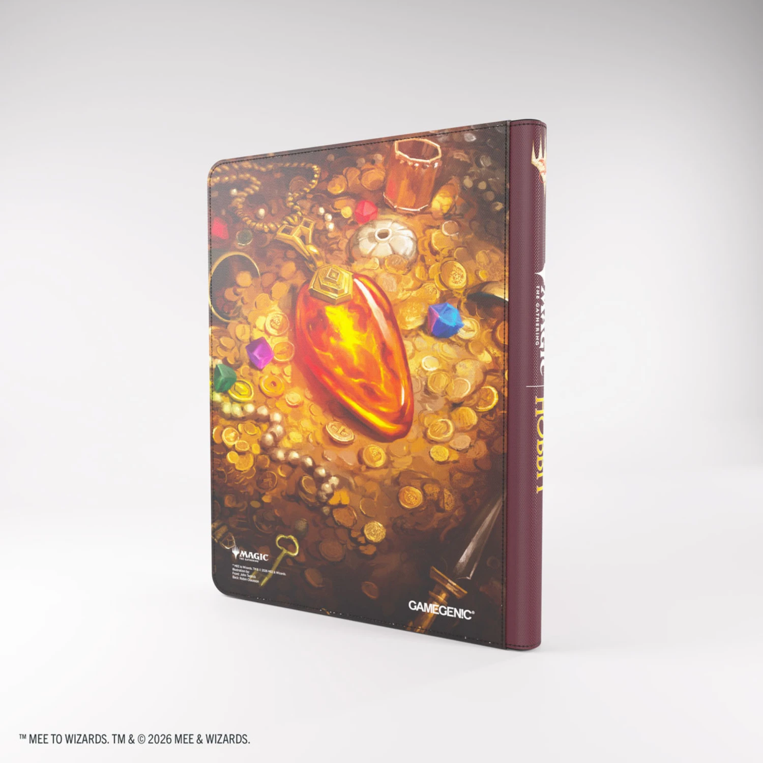 Gamegenic Zip-Up Album: MTG The Hobbit - Smaugs Mox Amber (18