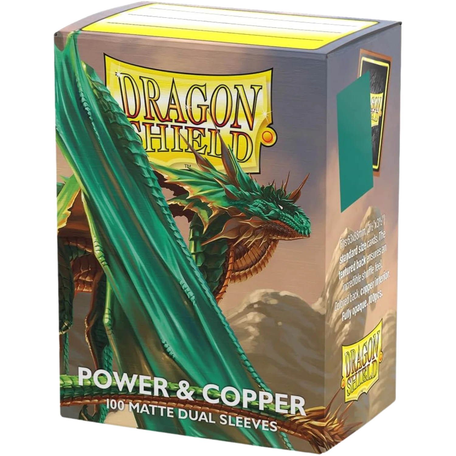 Dragon Shield: Power & Copper - Matte Dual Sleeves (100ct) - Game