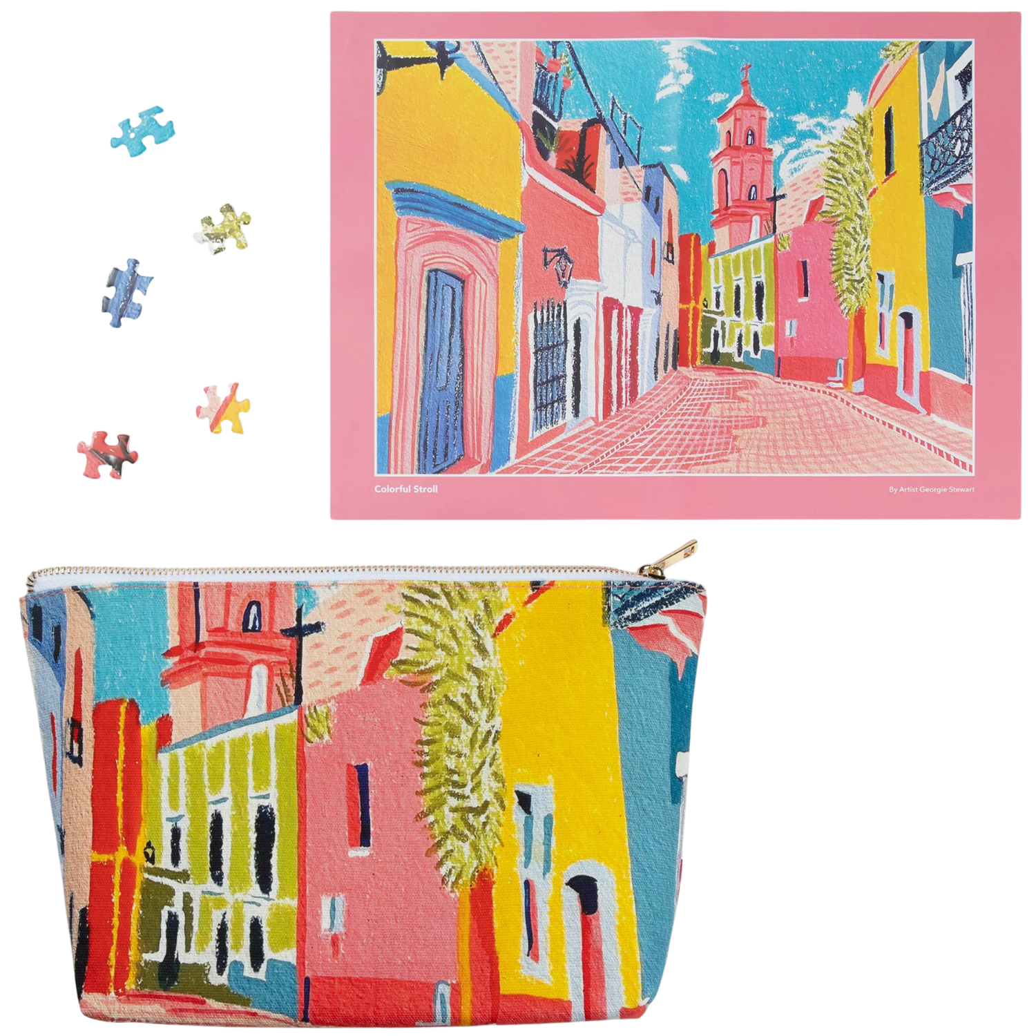 Canvas Classics: Colorful Stroll - Puzzle (1000pcs) - Game Nerdz