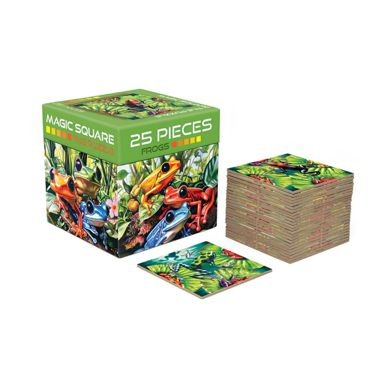 Magic Square Puzzle: Frogs (25pcs) - Game Nerdz