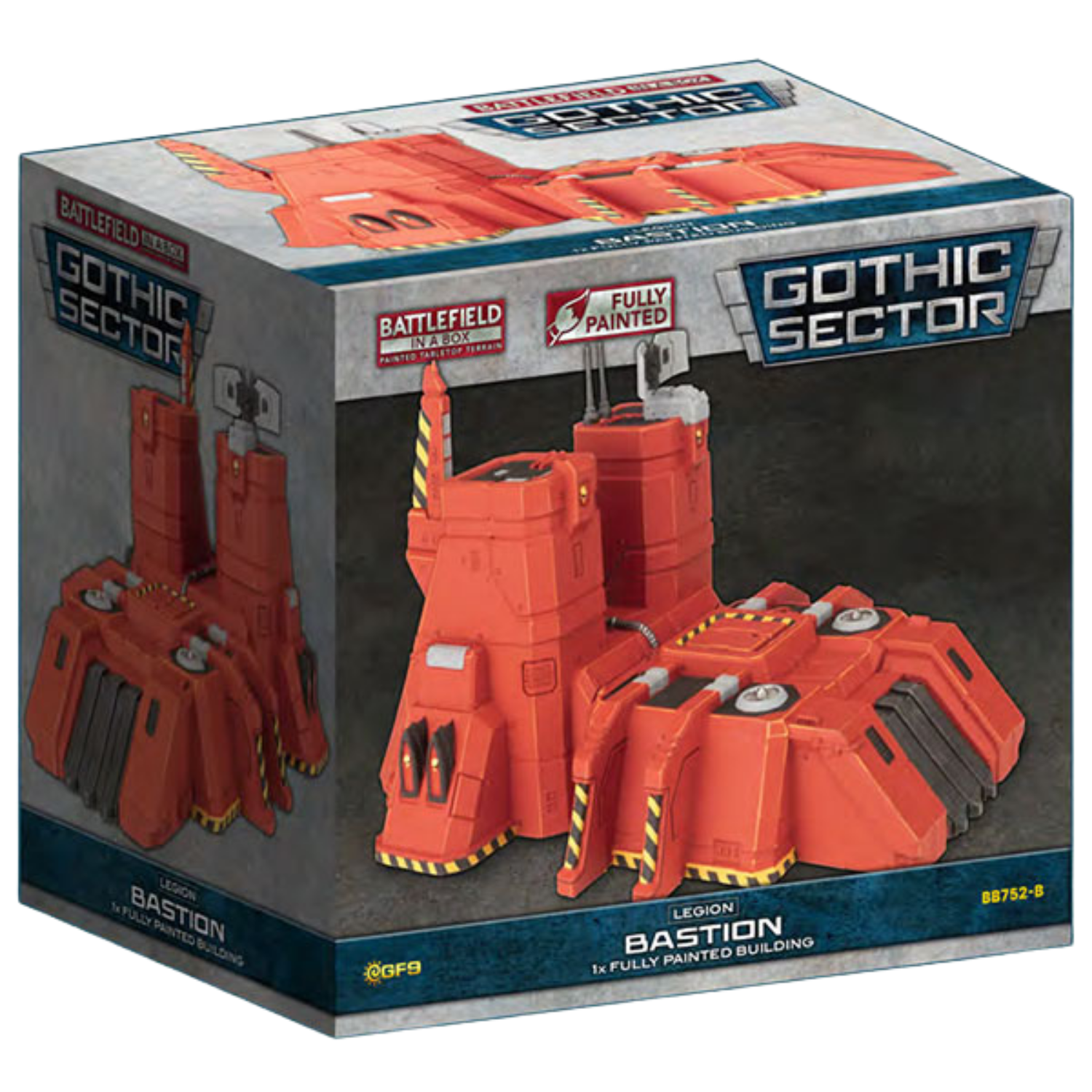 Battlefield in a Box: Gothic Sector - Legion Bastion (Red