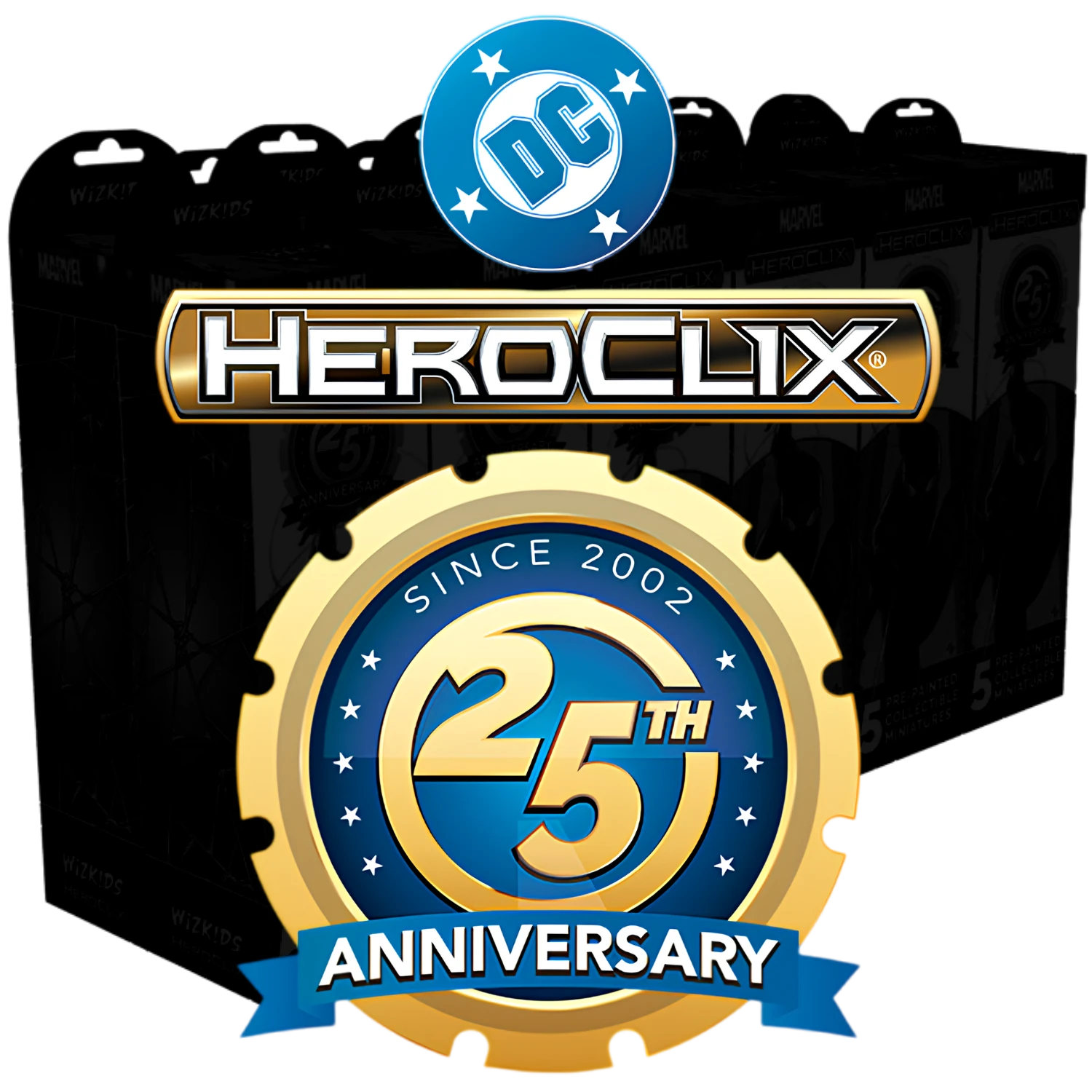 DC HeroClix: 25th Anniversary - Booster Brick (12) (PREORDER