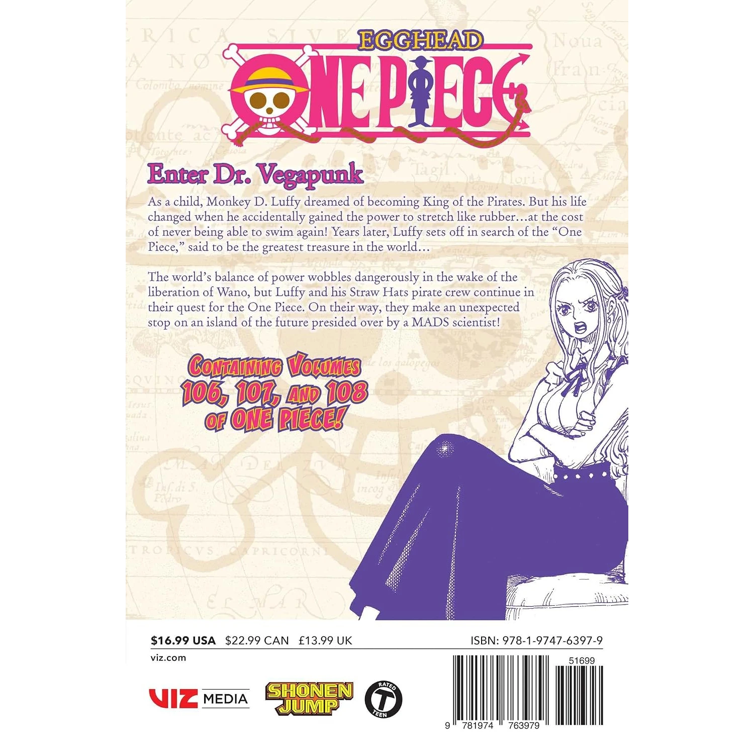 Shonen Jump Manga: One Piece - Omnibus Edition Vol. 36 (106-107