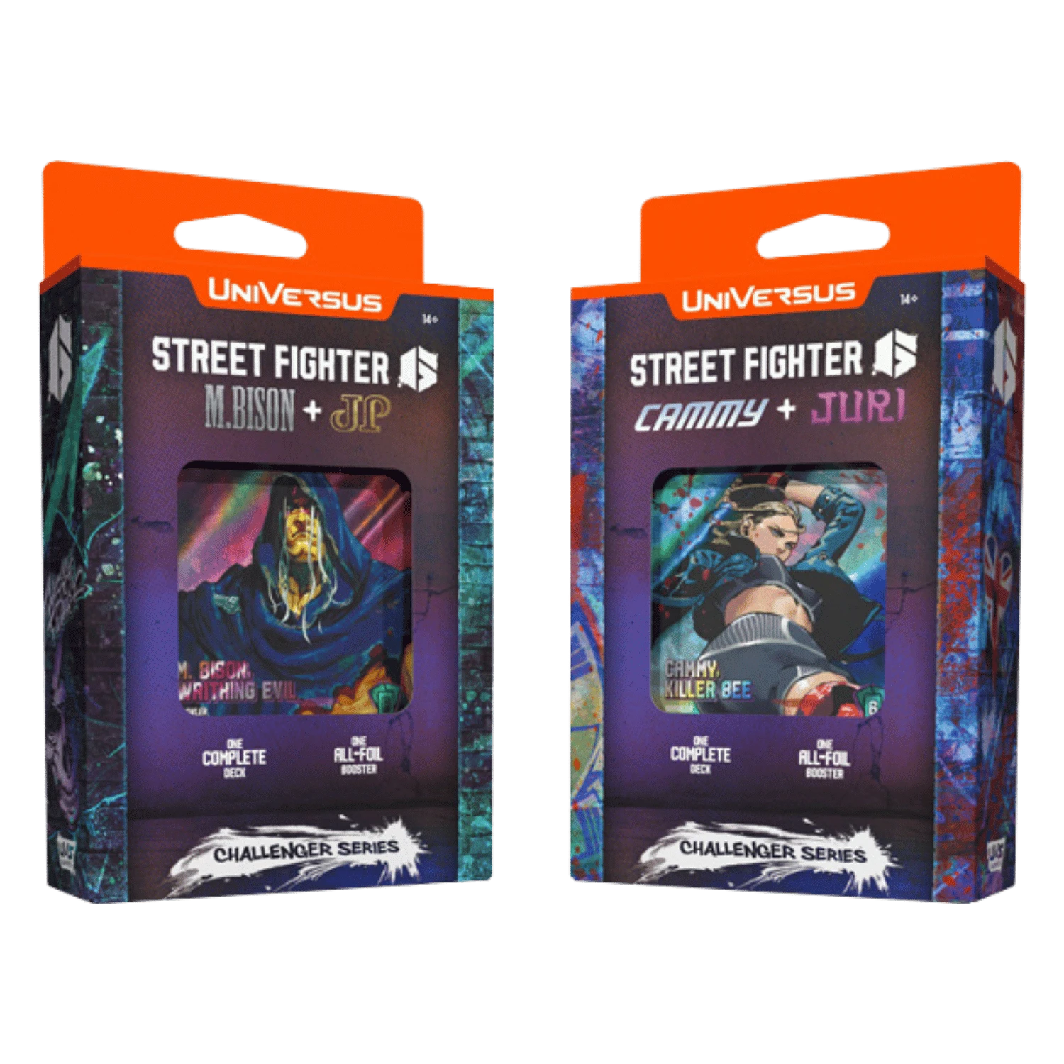 UniVersus TCG: Street Fighter 6 - Cammy + Juri / M. Bison + JP
