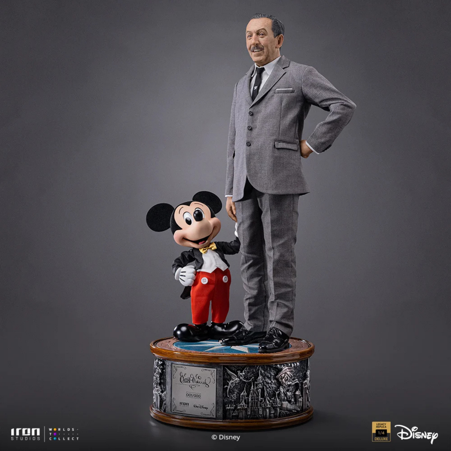 Disney: Walt Disney & Mickey Mouse DSNEY145526-14 - Legacy Replica