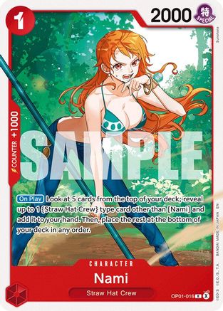 Nami (OP01-016) Starter Deck 31: RED Monkey.D.Luffy - Game Nerdz