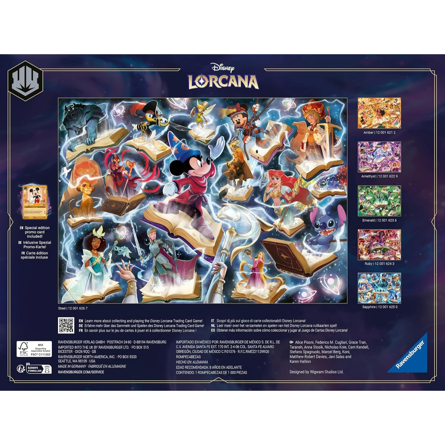Disney Lorcana TCG: Glimmers of the Realm - Steel - Puzzle