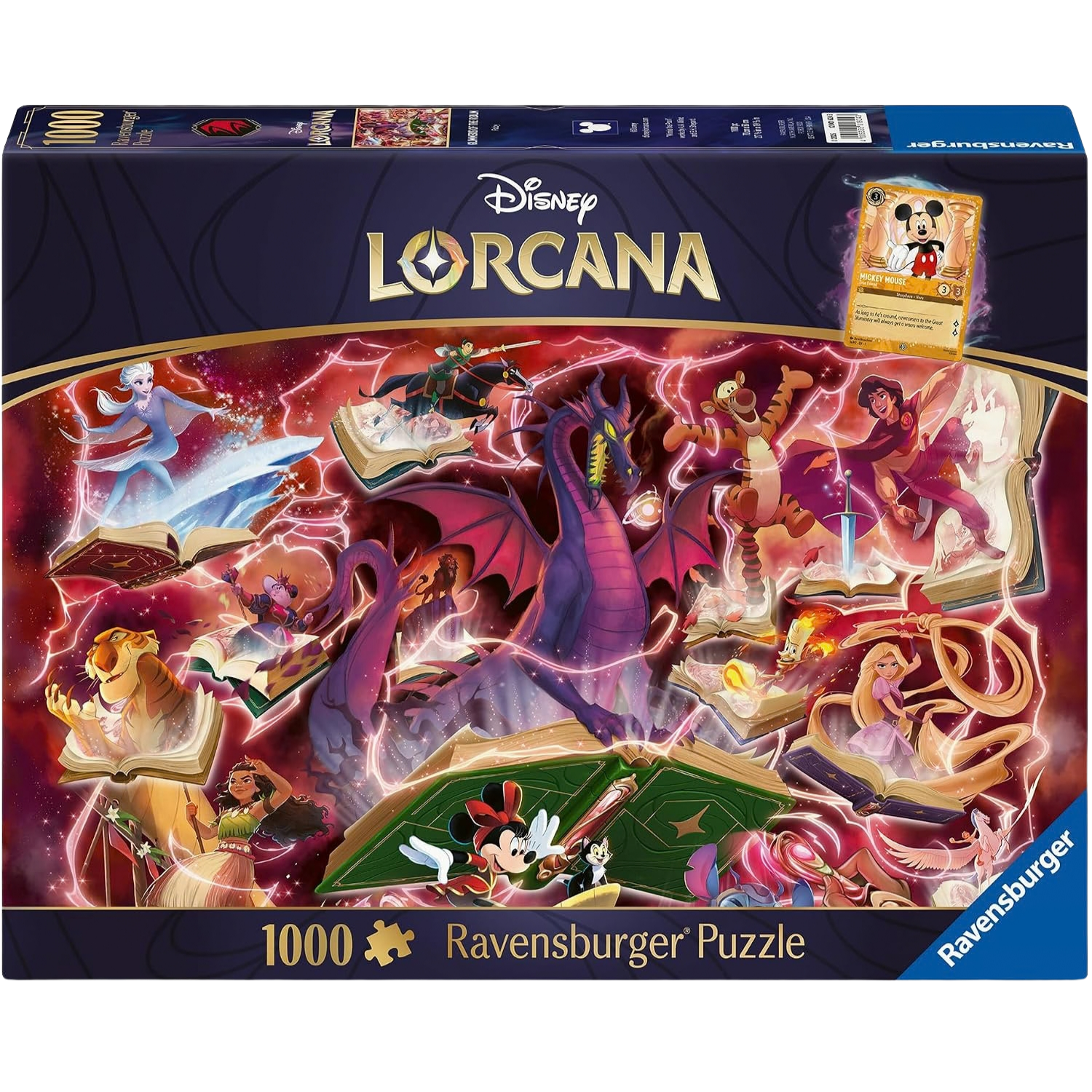 Disney Lorcana TCG: Glimmers of the Realm - Ruby - Puzzle (1000pcs