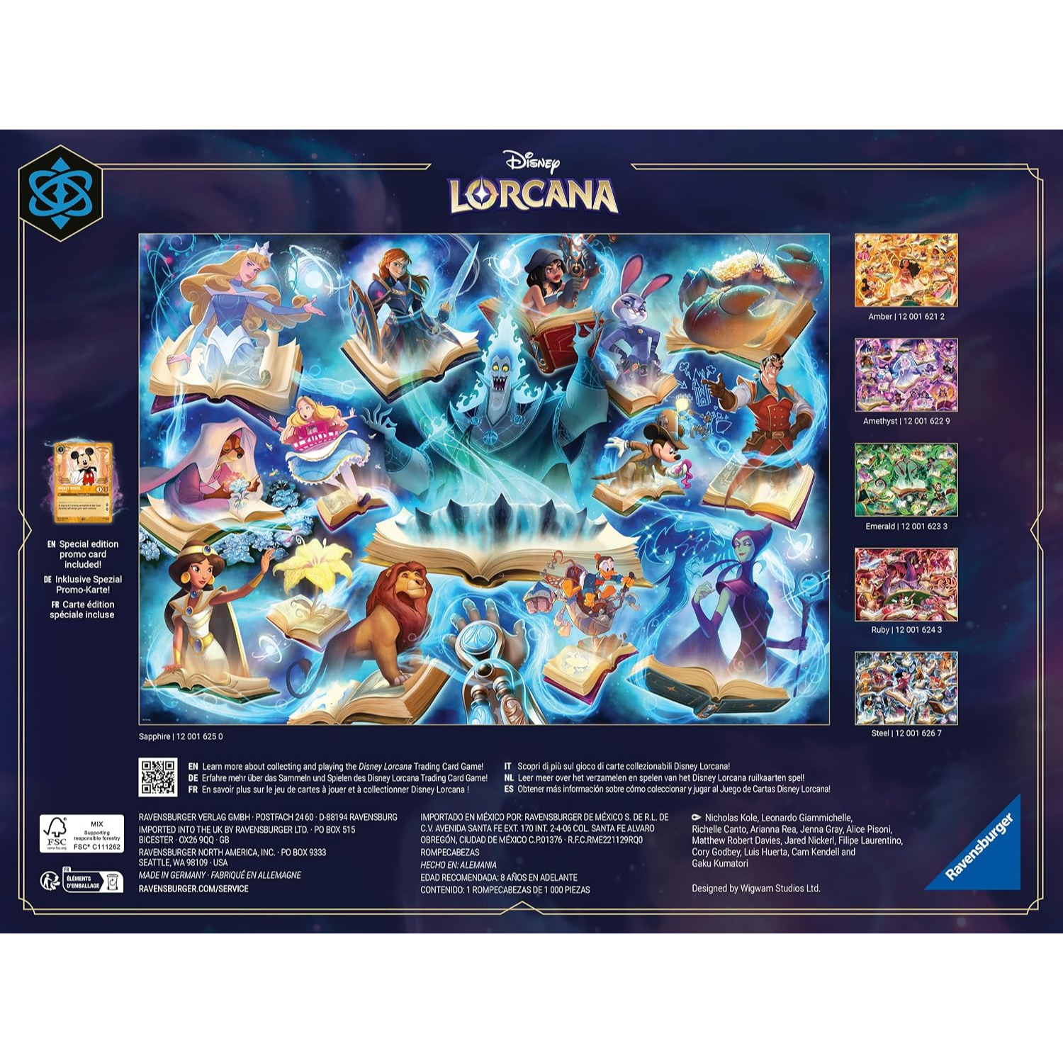 Disney Lorcana TCG: Glimmers of the Realm - Sapphire - Puzzle