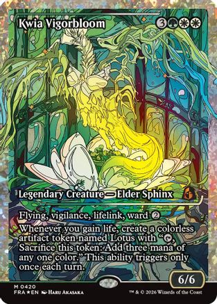 Kwia Vigorbloom (Showcase) (Fracture Foil) (0420) (FRA-420