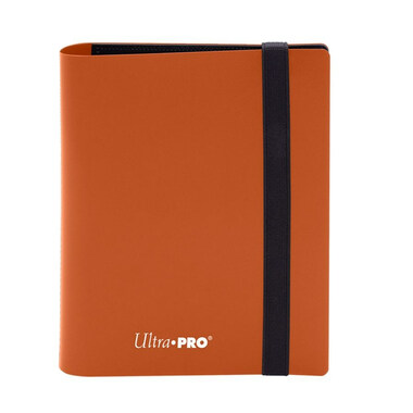 Ultra Pro Binder: 2-Pocket Eclipse - Pumpkin Orange - Game Nerdz