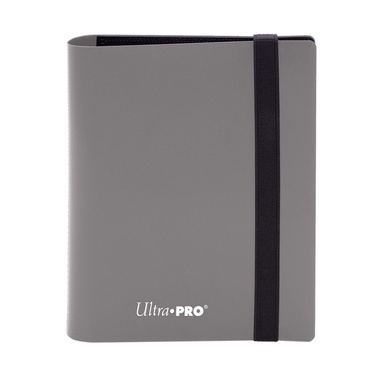 2 pocket card binder Ultra Pro Binder: 2-Pocket Eclipse - Smokey Grey TIME TESTED School Smart Polypropylene Round Ring