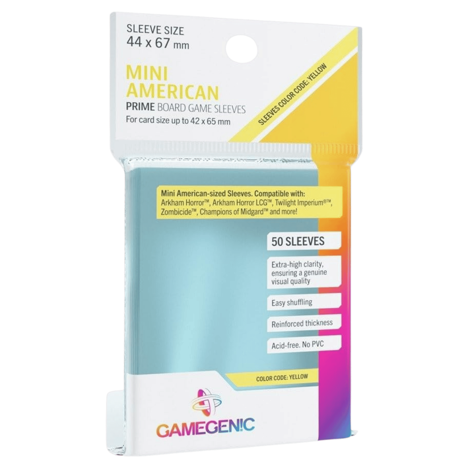 zombicide card sleeves Sleeve Kings Card Sleeves: 76x88mm (Zombicide compatible), 110 / Pack main image 1
