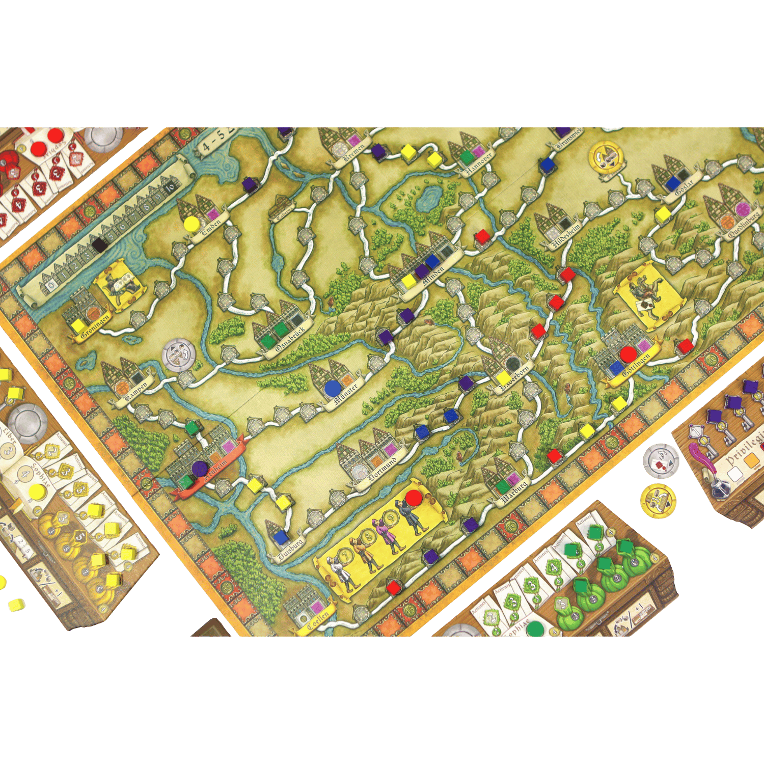 Hansa Teutonica: Espansione Teutonica - Nuove Mappe E Missioni Per Il Gioco Da Tavolo (3-5 Giocatori, 45 Min) - 4