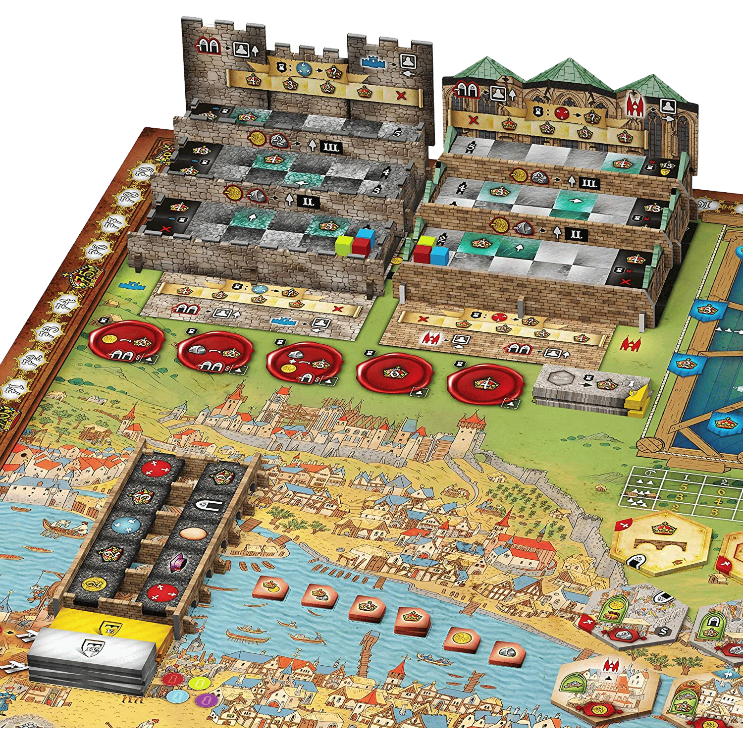 ボードゲーム　プラハ 王国の首都 日本語版 (Praga Caput Regni) ゲーム紹介】プラハ 王国の首都 (Praga Caput Regni) | ニコボド