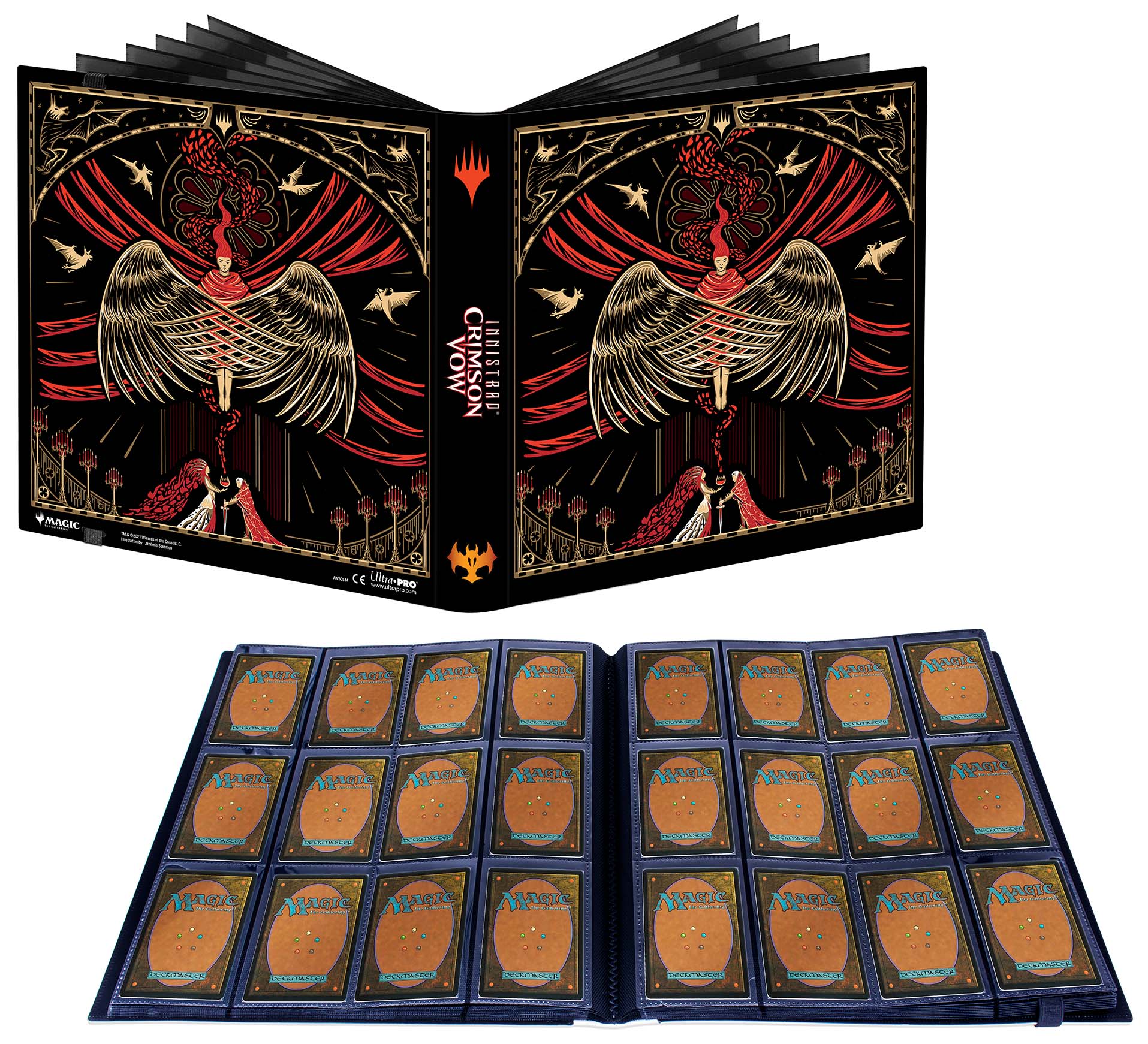 Ultra Pro Binder: MTG - Innistrad Crimson Vow - Wedding Invitation Key Art (12-Pocket) - Game Nerdz Ultra Pro Binder: MTG - Innistrad Crimson Vow - Wedding Invitation Key Art (12-Pocket) - Game Nerdz