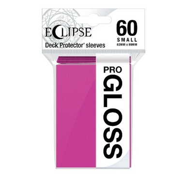 Ultra Pro Sleeves: Hot Pink - Eclipse Gloss, Small (60ct)