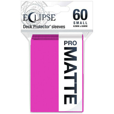 Ultra Pro Sleeves: Hot Pink - Eclipse Matte, Small (60ct)