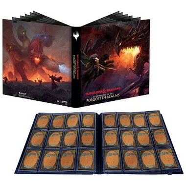 Ultra Pro Binder: MTG - Adventures in the Forgotten Realms - Tiamat & Drizz't Key Art (12-Pocket) - Game Nerdz Ultra Pro Binder: MTG - Adventures in the Forgotten Realms - Tiamat & Drizz't Key Art (12-Pocket) - Game Nerdz