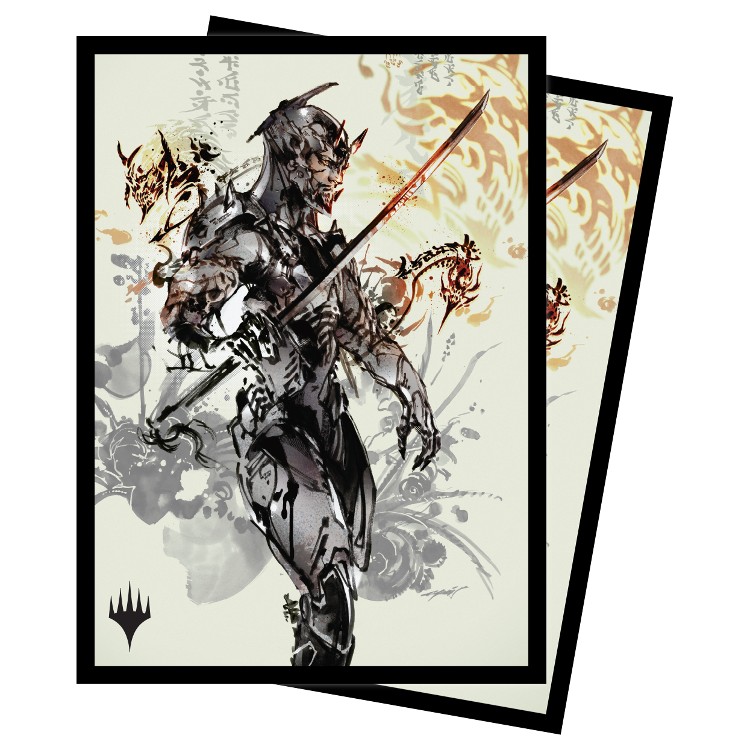 kamigawa card sleeves Ultra Pro 100 MTG Standard Card Sleeves Tezzeret Kamigawa Neon