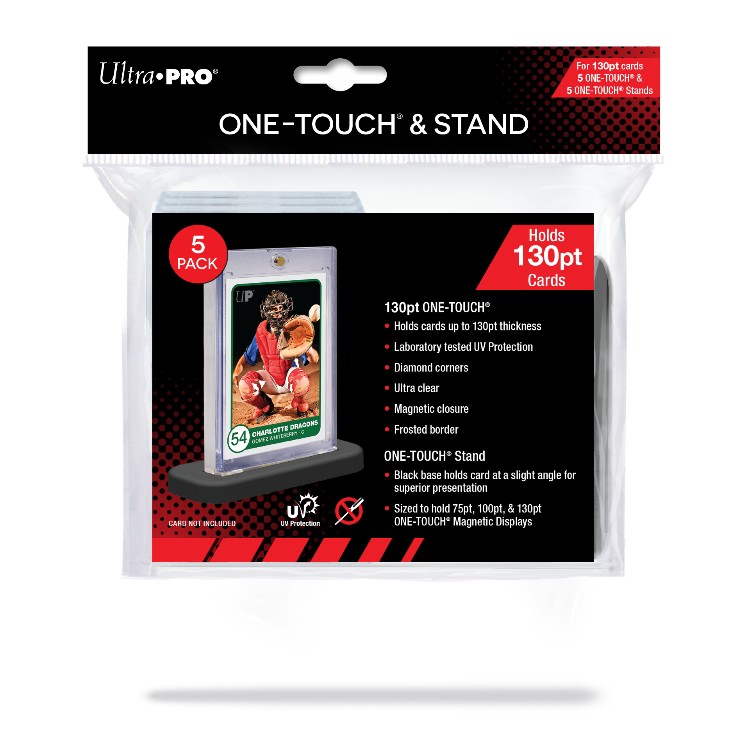 Ultra Pro: ONE-TOUCH & Stand - UV 130pt (5ct) - Game Nerdz