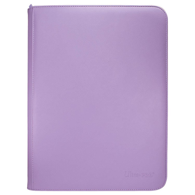 purple card binder Ultimate Guard 8-Pocket Zipfolio Xenoskin Purple