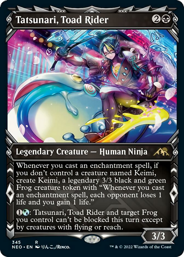 Tatsunari, Toad Rider (NEO-345) - Kamigawa: Neon Dynasty