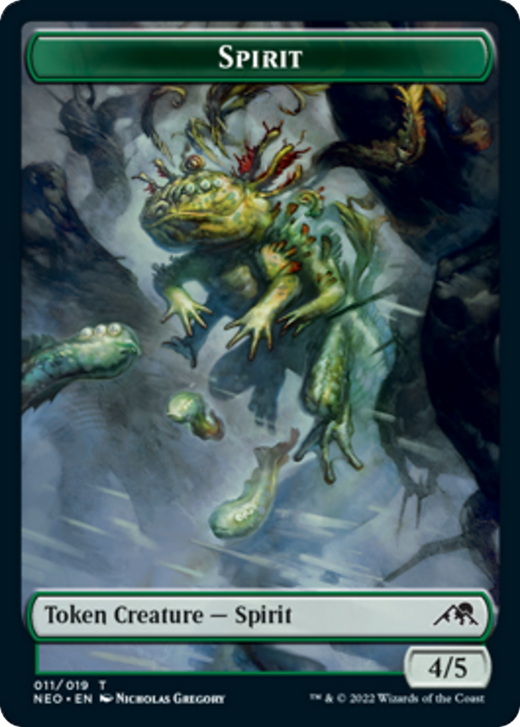 Spirit (NEO-011) - Kamigawa: Neon Dynasty Tokens - Game Nerdz